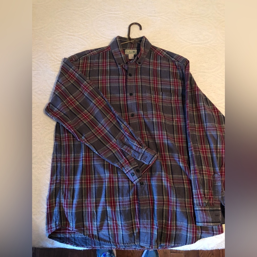 Men's Scotch Plaid Flannel Shirt, Traditional Fit